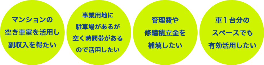 こんなニーズにもお答えします！